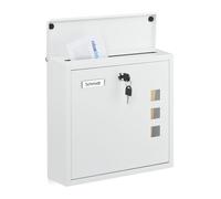 Relaxdays Letterbox with viewing window