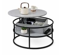 Relaxdays Lift-top coffee table with storage