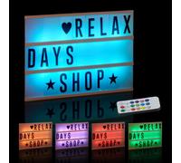 Relaxdays Light Box with Colour Change