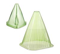 Relaxdays Light Green Plant Cone in a Set of 32
