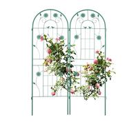 Relaxdays Light Green Trellis Set of 2 150 cm