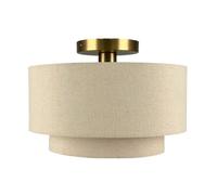 Relaxdays Linen ceiling lamp