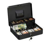 Relaxdays Lockable Cash Box