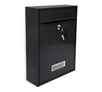 Relaxdays Lockable letterbox in different colours