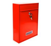 Relaxdays Lockable letterbox in different colours