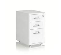 Relaxdays Lockable metal rolling unit