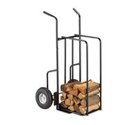 Relaxdays Log Cart XL Metal