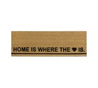 Relaxdays Long Coir Doormat With Wording
