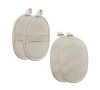 Relaxdays Loofah Sponge Set of 4