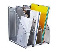 Relaxdays Magazine File with 3 Compartments