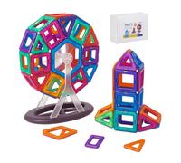 Relaxdays Magnetic building blocks set for kids
