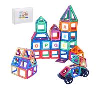 Relaxdays Magnetic building blocks set for kids