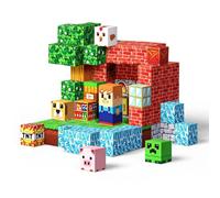 Relaxdays Magnetic Cube Building Set for Kids