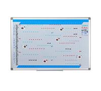 Relaxdays Magnetic Whiteboard with Planner