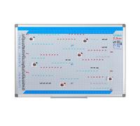Relaxdays Magnetic Whiteboard with Planner