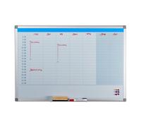 Relaxdays Magnetic Whiteboard with Planner
