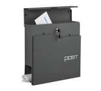 Relaxdays Mail box with newspaper holder