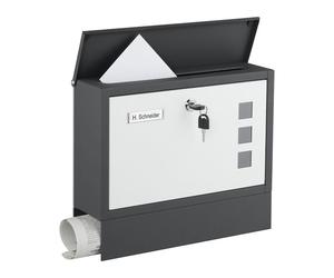 Relaxdays Mail box with newspaper holder