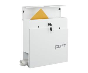 Relaxdays Mail box with newspaper holder