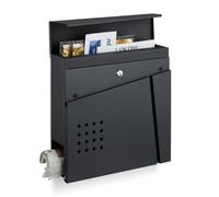 Relaxdays Mailbox with compartment for newsletters