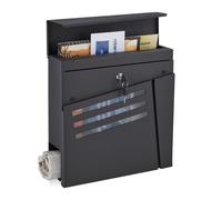 Relaxdays Mailbox with compartment for newsletters