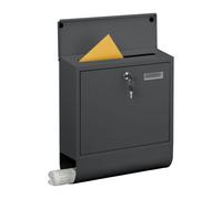 Relaxdays Mailbox with newspaper holder