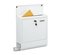 Relaxdays Mailbox with newspaper holder
