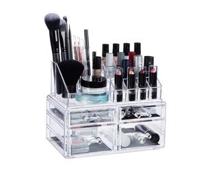 Relaxdays Make-Up Organiser with 4 Drawers