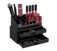Relaxdays Makeup Organiser with 3 Shelves