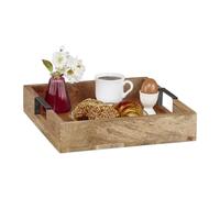 Relaxdays Mango Wood Serving Tray