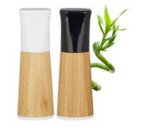 Relaxdays Manual Designer Pepper Mill Set of 2