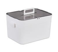 Relaxdays Medicine Storage Box with 2 Tiers