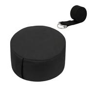 Relaxdays Meditation cushion set with yoga belt