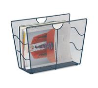 Relaxdays Mesh Steel Magazine Stand