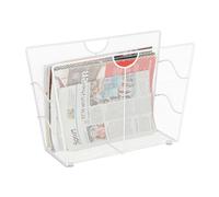 Relaxdays Mesh Steel Newspaper Stand