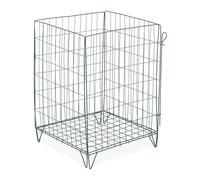Relaxdays Metal Composter Bin with Floor Grate