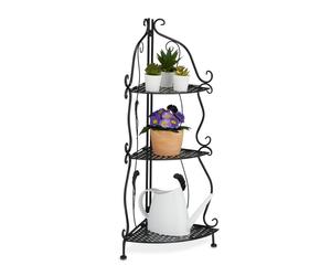 Relaxdays Metal Corner Shelf for Plants and Decor