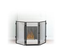 Spark guard Folding Fire Screen Adjustable Lightweight Fireplace Guard 5 Panels