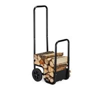 Relaxdays Metal Firewood Cart
