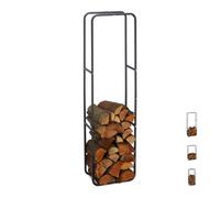 Relaxdays Metal Firewood Rack