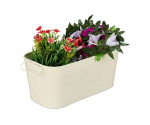 Relaxdays Metal Flower Planter