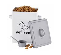 Relaxdays Metal food box w/ scoop