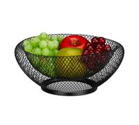 Relaxdays Metal Fruit Basket with Double Wall