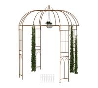 Relaxdays Metal Garden Arbour in Birdcage Shape