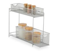 Relaxdays Metal Kitchen Cabinet Organiser