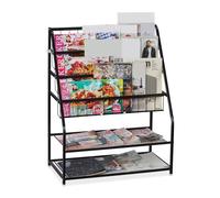Relaxdays Metal Magazine Rack