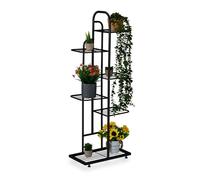 Relaxdays Metal Plant Stand with 6 Tiers