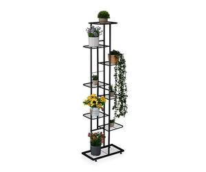 Relaxdays Metal Plant Stand with 8 Tiers