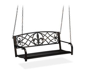 Relaxdays Metal porch swing