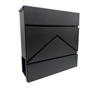 Relaxdays Metal postbox with newspaper holder